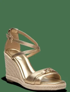 Michael Kors MANDY WEDGE - Kilklackar PALE GOLD New