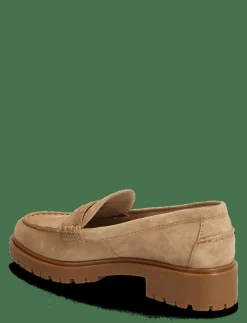 Lauren Ralph Lauren Marli Suede Penny Loafer - Loafers CAMEL Best
