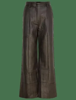 Bardot MARLOWE VEGAN LEATHER PANT - Skinnbyxor DARK CHOCO Hot