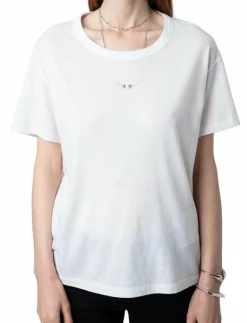 MARTA PCL WINGS STRASS - T-shirts|Zadig & Voltaire Sale