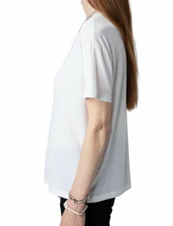 MARTA PCL WINGS STRASS - T-shirts|Zadig & Voltaire Sale