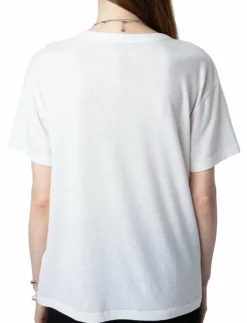 MARTA PCL WINGS STRASS - T-shirts|Zadig & Voltaire Sale