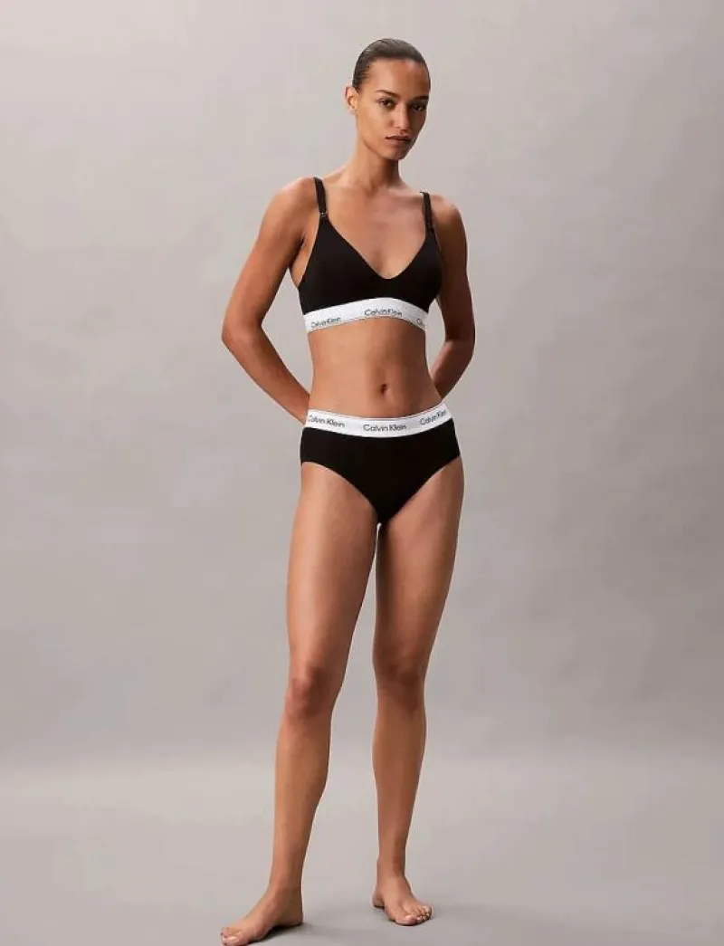 Calvin Klein MATERNITY LIGHTLY LINED TRIANGLE - Amnings-BH:ar BLACK