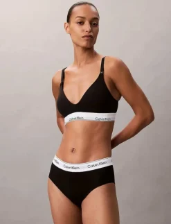 Calvin Klein MATERNITY LIGHTLY LINED TRIANGLE - Amnings-BH:ar BLACK