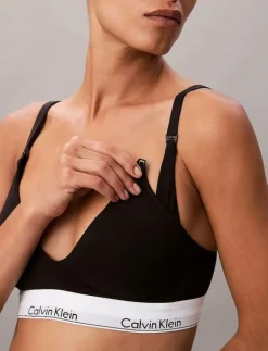 Calvin Klein MATERNITY LIGHTLY LINED TRIANGLE - Amnings-BH:ar BLACK