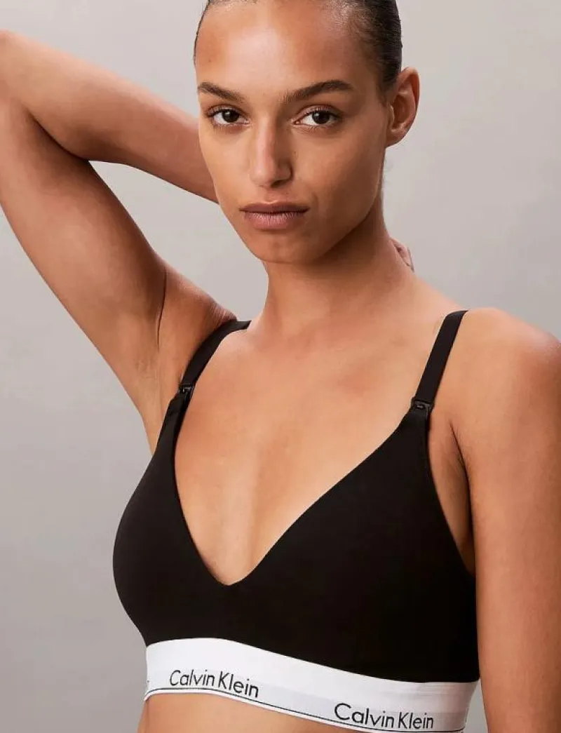 Calvin Klein MATERNITY LIGHTLY LINED TRIANGLE - Amnings-BH:ar BLACK