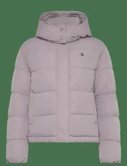 MATTE MONOLOGO MW SHORT PUFFER - Dun- & vadderade jackor|Calvin Klein Jeans Outlet