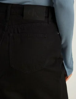 Calvin Klein Jeans MAXI DENIM SKIRT - Midi kjolar DENIM BLACK New