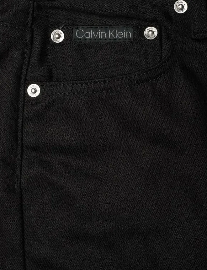 Calvin Klein Jeans MAXI DENIM SKIRT - Midi kjolar DENIM BLACK New