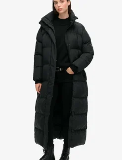 MAXI LONGLINE PUFFER JACKET - Dunkappor|Superdry Outlet
