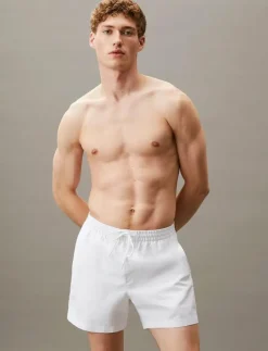 Calvin Klein MEDIUM DRAWSTRING - Badbyxor BRILLIANT WHITE Clearance