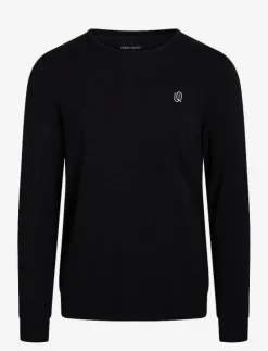URBAN QUEST Men Bamboo Sweatshirt - Pyjamasöverdelar BLACK Hot