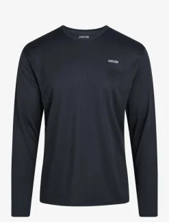 ZEBDIA Men L/S Sports Tee - Långärmade tröjor NAVY Discount