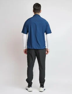 BACKTEE Mens 80 G Short Sleeve Packable Shield - Golfjackor NAVY New