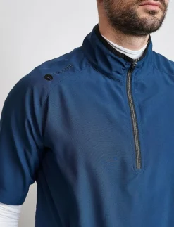 BACKTEE Mens 80 G Short Sleeve Packable Shield - Golfjackor NAVY New