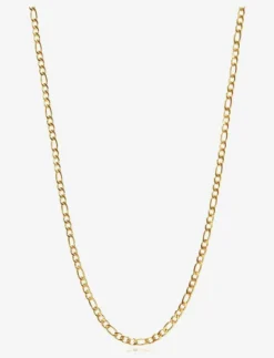 Nialaya Men's Figaro Chain in 3mm - Halsband GOLD Outlet