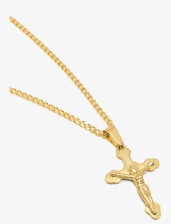 Men's Necklace with Crucifix Pendant - Halsband|Nialaya Discount