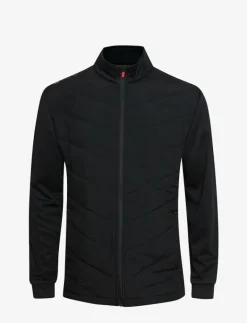 BACKTEE Mens Hybrid Jacket - Golfjackor BLACK