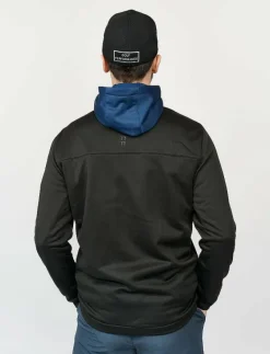 BACKTEE Mens Hybrid Jacket - Golfjackor BLACK