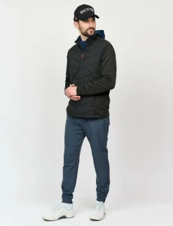 BACKTEE Mens Hybrid Jacket - Golfjackor BLACK