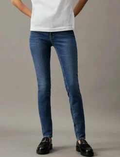 Calvin Klein Jeans MID RISE SKINNY - Skinny Jeans DENIM DARK Outlet