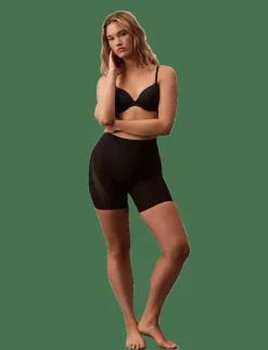 Calvin Klein MID THIGH SHORT - Shaping nederdelar BLACK Sale