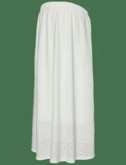 Mamalicious MLANGIA JRS MIDI SKIRT HW - Midi kjolar SNOW WHITE Outlet