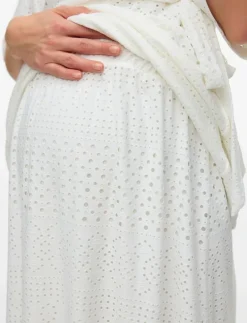 Mamalicious MLANGIA JRS MIDI SKIRT HW - Midi kjolar SNOW WHITE Outlet
