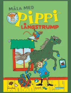 Kärnan MÅLARBOK MÅLA MED PIPPI LÅNGSTRUMP - Saga GREEN Discount