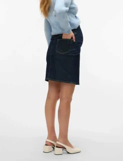 MLATLANTA ABK SKIRT - Jeanskjol|Mamalicious Online