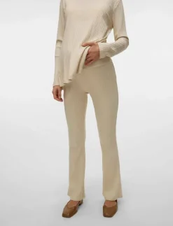 MLBEYSA FLARED JRS PANTS 2F - Utsvängda byxor|Mamalicious Sale