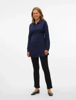 MLEBBA LIA L/S WO TUNIC 2F - Tunikor|Mamalicious Sale