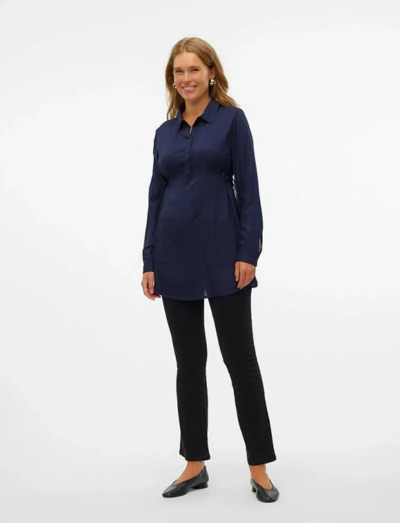 MLEBBA LIA L/S WO TUNIC 2F - Tunikor|Mamalicious Sale