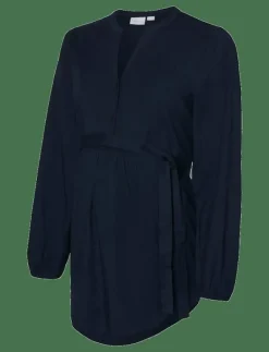 MLELVA LIA L/S WO TOP 2F - Långärmade blusar|Mamalicious Online