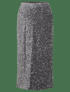 Mamalicious MLGLITTER JRS SKIRT HW - Pennkjolar SILVER Best