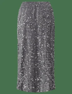 Mamalicious MLGLITTER JRS SKIRT HW - Pennkjolar SILVER Best