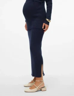 MLJACINA KNIT MIDI SKIRT HW - Midi kjolar|Mamalicious Discount