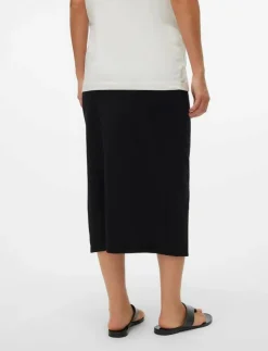 Mamalicious MLLIF JRS MIDI SKIRT HW A. - Midi kjolar BLACK Discount