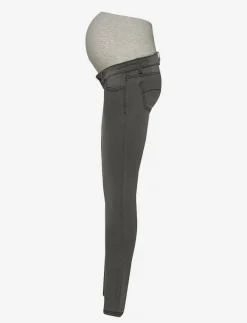 MLLOLA SLIM GREY JEANS - Slim jeans|Mamalicious New