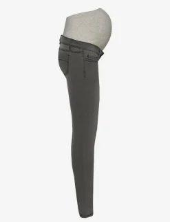 MLLOLA SLIM GREY JEANS - Slim jeans|Mamalicious New