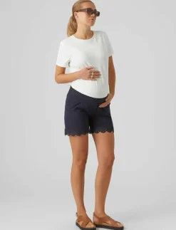 Mamalicious MLMAYA JRS SHORTS A. - Casual shorts NAVY BLAZER Outlet