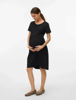 MLMIA SS JRS ABK SKATER DRESS NOOS - Midiklänningar|Mamalicious Online