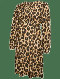 Mamalicious MLNALENE LS WO DRESS ABK - Midiklänningar BLACK Discount