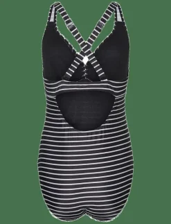 Mamalicious MLNEWJOSE STRIPE SWIMSUIT RECYCLED A. - Baddräkter BLACK Hot