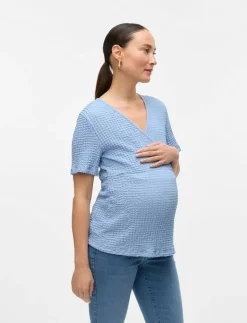 MLNOVA TESS SS JRS TOP 2F - Kortärmade blusar|Mamalicious Sale