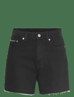 Calvin Klein Jeans MOM SHORT - Jeansshorts DENIM BLACK Best