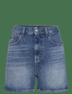 Tommy Jeans MOM SHORT BI0134 - Jeansshorts DENIM MEDIUM