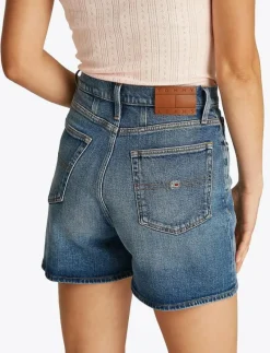 Tommy Jeans MOM SHORT BI0134 - Jeansshorts DENIM MEDIUM
