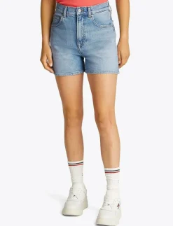 Tommy Jeans MOM SHORT BI0112 - Jeansshorts DENIM LIGHT Clearance