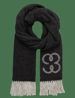 Filippa K Monogram Scarf - Halsdukar BLACK